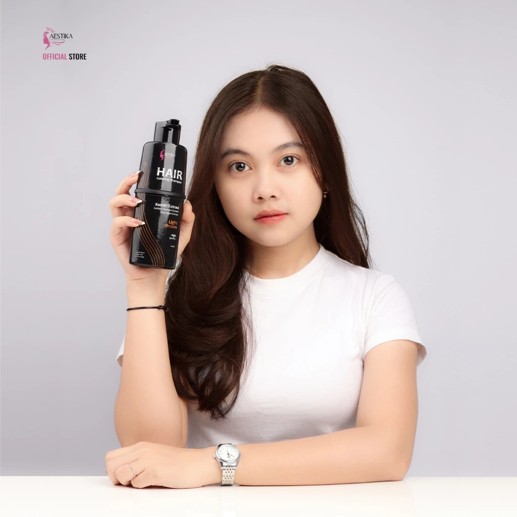 Rahasia Rambut Bebas Uban dalam 5 Menit! Shampo Penutup Uban Aestika, Solusi Instan yang Aman