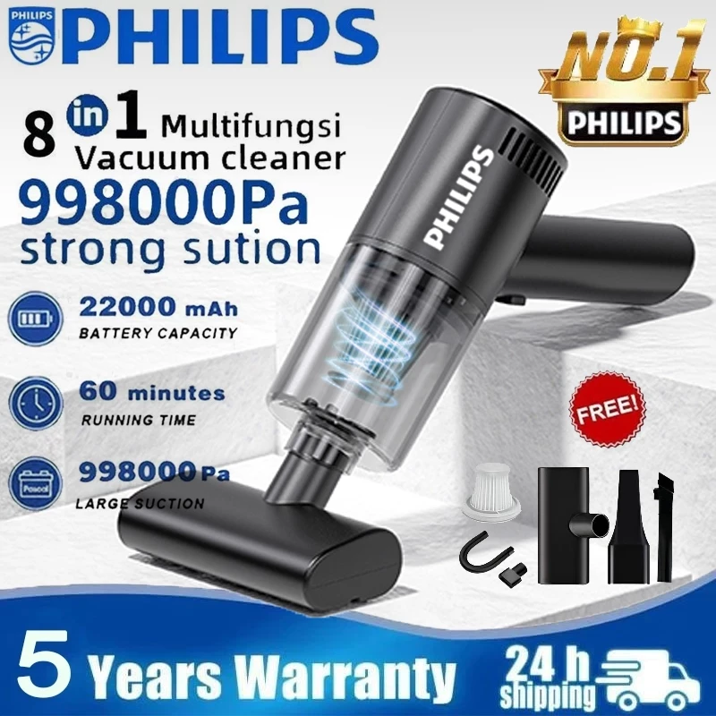 PHILIPS 8 IN 1 Vacuum Cleaner – Solusi Pembersihan Total dalam Genggaman!