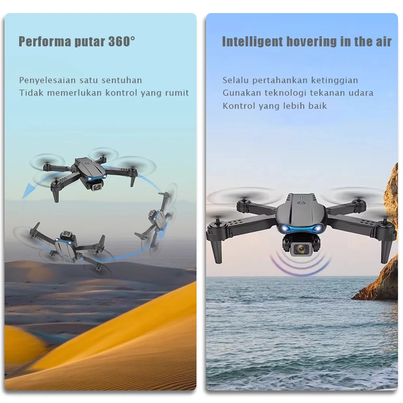 Smart Drone 4K: Drone Mini RC dengan Kamera HD dan Fitur Canggih!