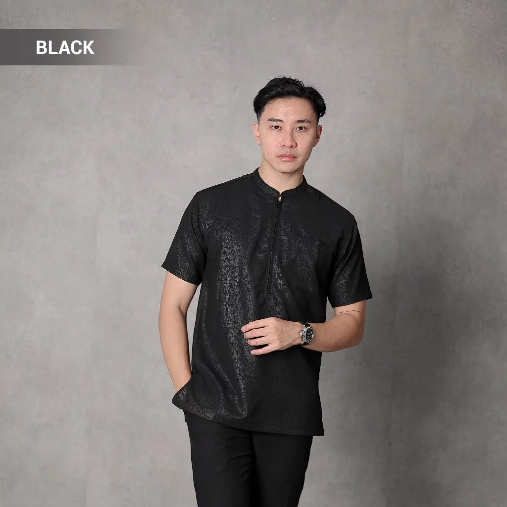 Tampil Keren & Nyaman di Hari Raya! Review BROGUY Kemeja Koko Pria Ziyad