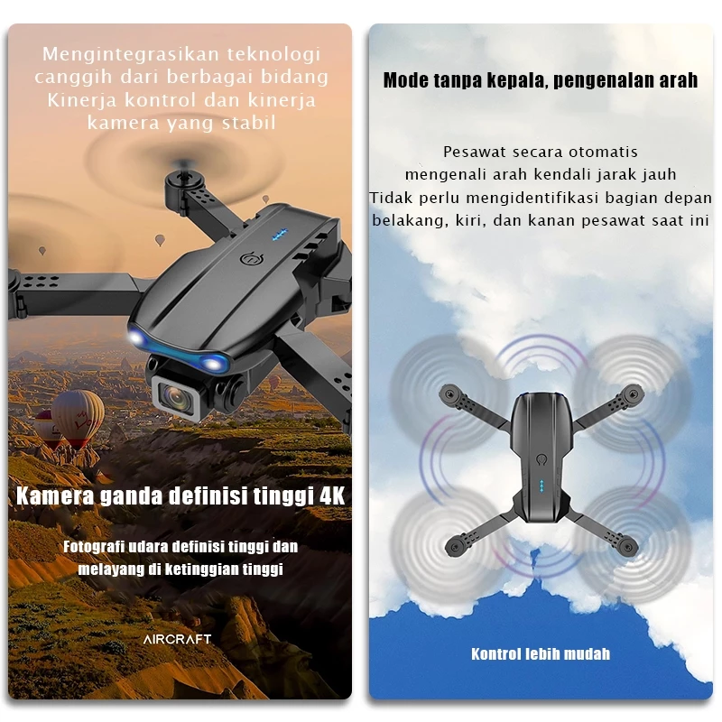 Smart Drone 4K: Drone Mini RC dengan Kamera HD dan Fitur Canggih!