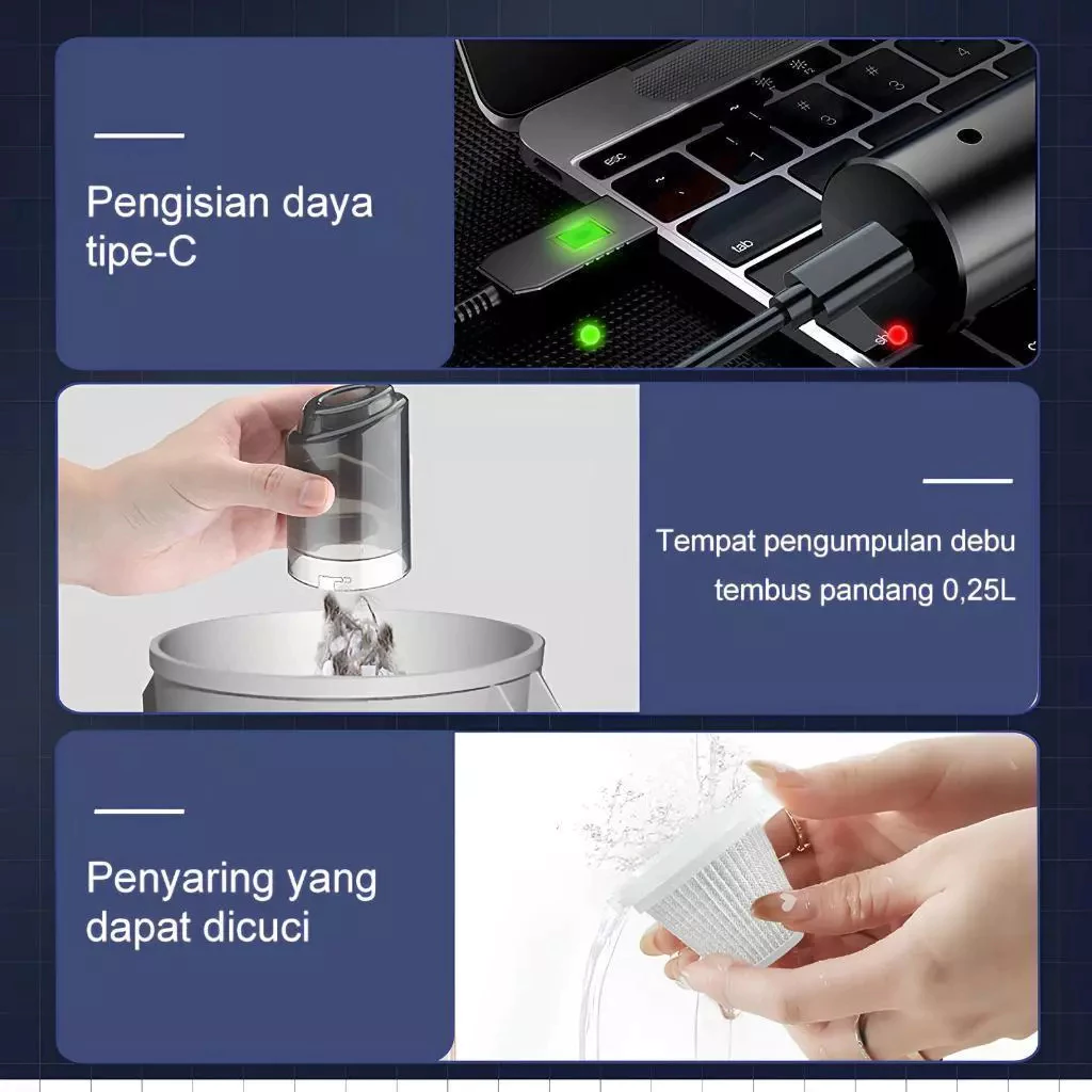 PHILIPS 8 IN 1 Vacuum Cleaner – Solusi Pembersihan Total dalam Genggaman!