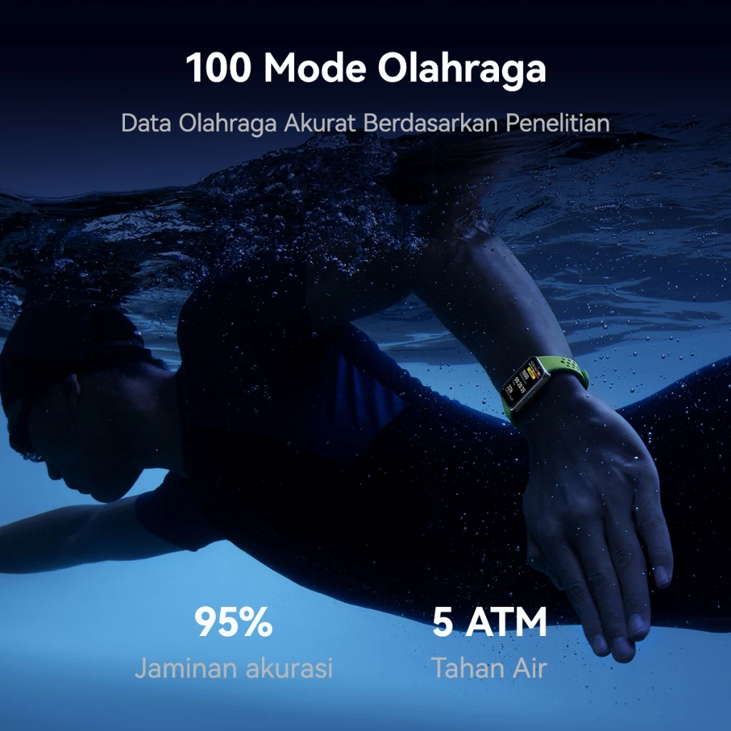 HUAWEI Band 10: Smartband Elegan dengan Fitur Kesehatan & Olahraga Pro-Level