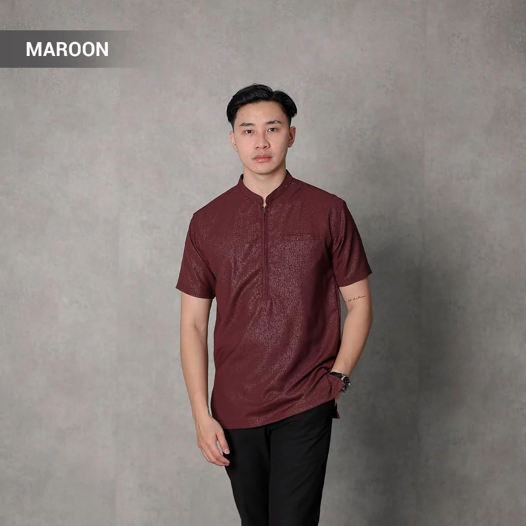 Tampil Keren & Nyaman di Hari Raya! Review BROGUY Kemeja Koko Pria Ziyad