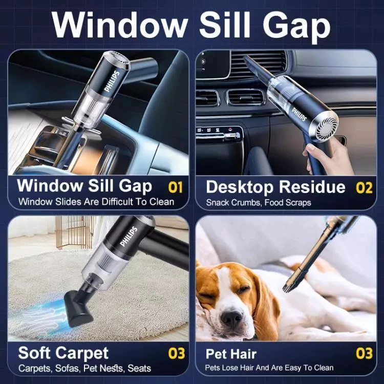 PHILIPS 8 IN 1 Vacuum Cleaner – Solusi Pembersihan Total dalam Genggaman!