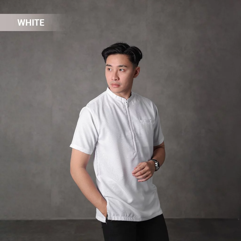 Tampil Keren & Nyaman di Hari Raya! Review BROGUY Kemeja Koko Pria Ziyad