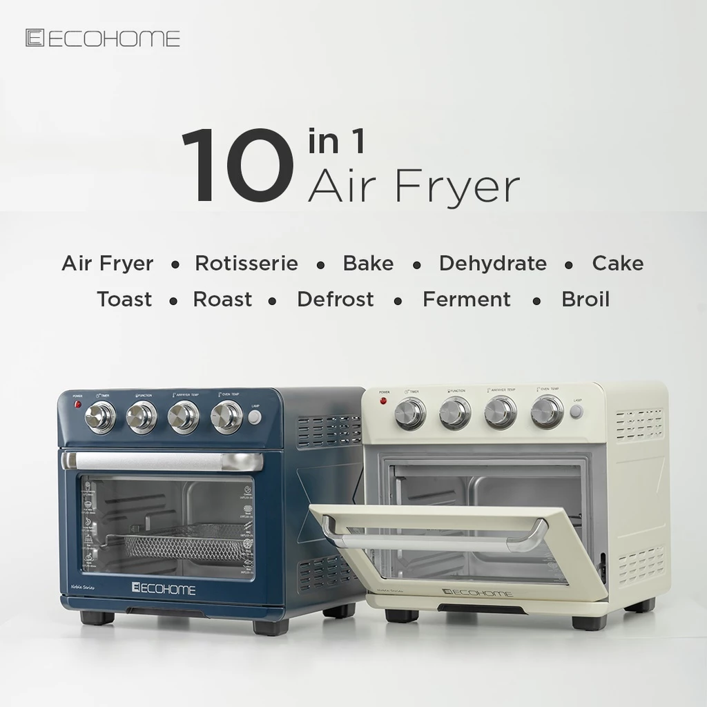 Review Jujur ECOHOME Cubic Air Fryer EAF-888: Solusi Cerdas Dapur Modern