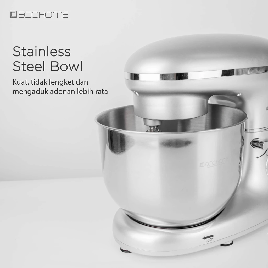 Review Lengkap ECOHOME Stand Mixer Platinum Series ESM-999: Solusi Premium untuk Dapur Modern