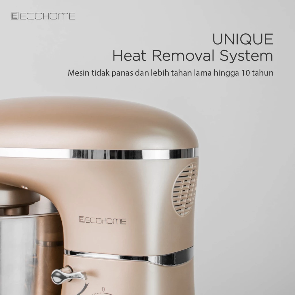 Review Lengkap ECOHOME Stand Mixer Platinum Series ESM-999: Solusi Premium untuk Dapur Modern